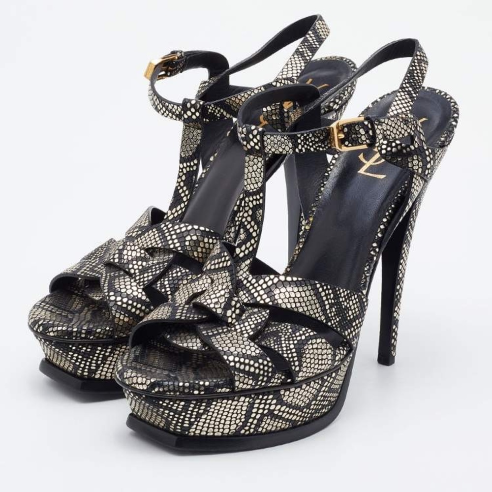 YSL Yves Saint Laurent Tribute high heel sandals
